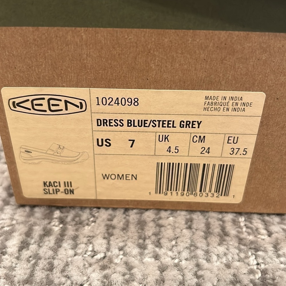 Kaci III Winter Slip-On Shoe Dress Blue/Steel Grey - Picture 8 of 11